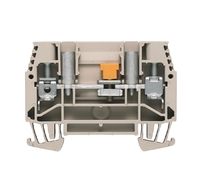 WTL 6/1/STB Testklemm, kruvi, beež, 2 pesa, W-seeria, 6 mm², 630 V, 41 A, sliding