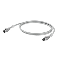 IE-C6FP8LD0015M40M40-D Patch-kaabel, RJ45 IP 20, RJ45 IP 20, Cat.6A / klass EA (ISO/IEC 11801 2010), LSZH, 1.5 m