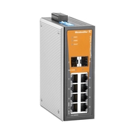 IE-SW-VL08T-6GT-2GS Võrgulüliti, juhtimisvaba, Gigabit Ethernet, Portaalide arv: 6*RJ45 10/100/1000BaseT(X), 2x komboneeritud porti (10/100/1000BaseT(X) or 100/1000BaseSFP), IP30, -40°C...75°C