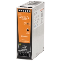 PRO ECO3 120W 24V 5A Toiteplokk, 3-faasiline, 24VDC, -25 °C...70 °C, PROeco-seeria