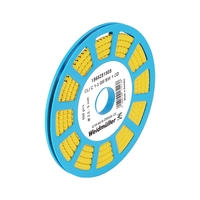 CLI C 1-6 GE/SW PE CD 250tk juhtme- ja kaablimarkeeringud, 2,5–5 mm, 6 x 4,2 mm, kollane