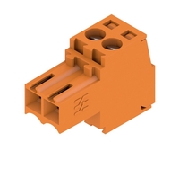 BL 3.50/02/180 SN OR BX PCB pistikühendus, sisemine pistik, 3,50 mm, Pooluste arv: 2, 180°, Klambriühendus, Kinnitusulatus, max. : 1,5 mm², kast