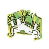 ZPE 2.5-2 Z-seeria, PE-klemm, nimiristlõige: 2,5 mm², tõmbeklambriga ühendus, roheline/kollane