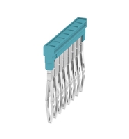 ZQV 1.5N/8 BL Ristkonnektor (klemm), Pistikuga, sinine, 17,5 A, Pooluste arv: 8, Samm mm (P): 3,50, Isoleeritud: Jah, Laius: 26,5 mm