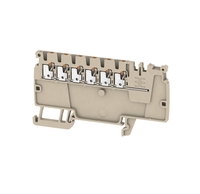 AAP11 1.5 LI OR Mooduljaotusklemmid, PUSH IN, 1,5 mm², 500 V, 17,5 A, tumebeež