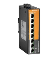 IE-SW-EL08-8POE Võrgulüliti, haldamata PoE, Fast Ethernet, Portide arv: 8x RJ45 10/100 BaseT(X) PoE+, IP30, -40 °C...75 °C