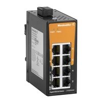 IE-SW-EL08-8GT-MINI Võrgulüliti, haldamata, Gigabit Ethernet, Portide arv: 8x RJ45, IP30, -40 °C...75 °C