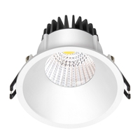 Velia LED Downlight 230V 10,9W 3000K IP44, matt, valge/ümar