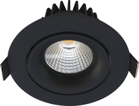 Velia Tilt Dimmer soe LED-allvalgusti 230V 12,7W 1800-3000K IP44 Matt must/ümmargune (20)