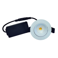 Velia Low Profile LED Downlight 230V 5,5W 3000K IP44 Matt valge/ümmargune (30)