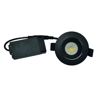 Velia Low Profile LED Downlight 230V 5,5W IP44 3000K Matt must/ümmargune