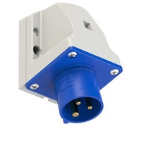 513-6 PISTIK PINNAPEALNE 16A, 2P+E, IP44, 200-250V, PCE