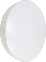 ECOtech Bulkhead plafoonvalgusti Sensor, 12W - 3000K/4000K/5000K CCT-switch, IP54, Ø250, matt valge