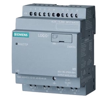 Siemensi LOGO! Seeria PLC CPU kasutamiseks koos LOGO! 8.3, 115 V ac/dc, 230 V ac/dc toide, releeväljund, 8 sisendit, digitaalne