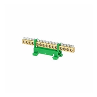 LK032 terminal 63A 12x1,5-16mm2, IP20, green
