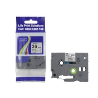BROTHER PRINTERI LINT VALGE TZE-221 9MMX8M MUST TEKST