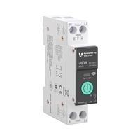 Volton DIN relee 63A 230V 1mod WIFI 2,4Ghz, elektri börsihinda jälgiva tasuta tarkvaraga