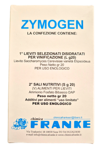 Yeast Zymogen 20g+20g (yeast + nutrients)