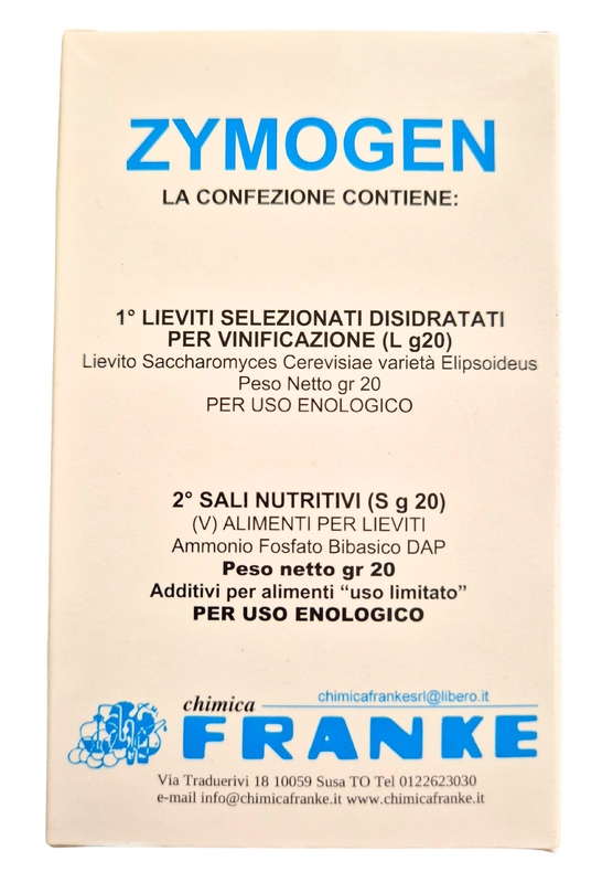 Yeast Zymogen 20g+20g (yeast + nutrients)