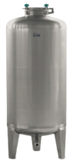 Trycktank 1100L/3bar rostfri konbas