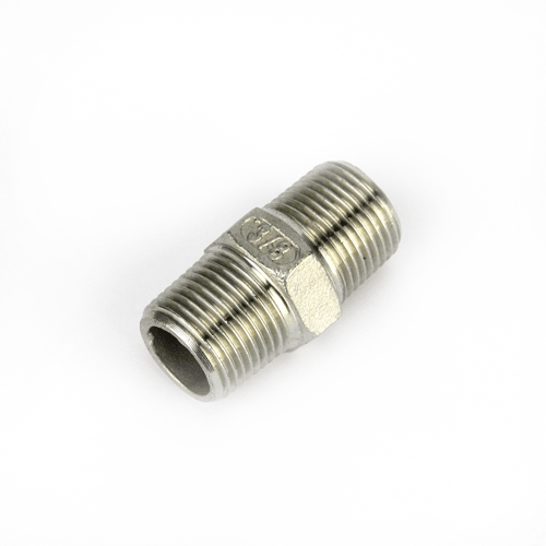 Nipple 3/8" BSP stainless steel