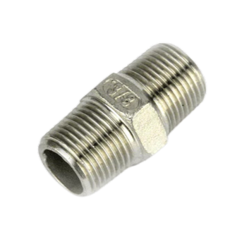 Nipple 3/8" BSP stainless steel