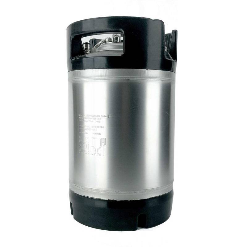 Tynnyri 9,5L Ball Lock kumipohja ja kahva