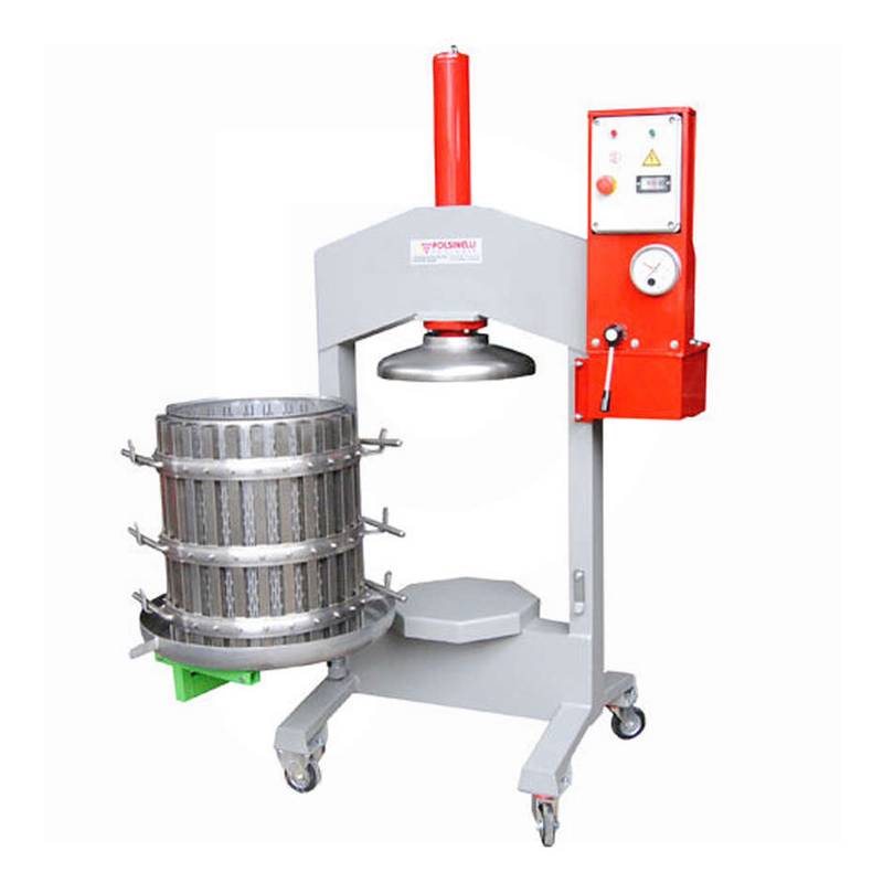 Presse Alfa 40 Inox vertikal mit drehbarem Korb