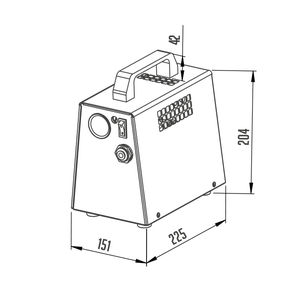 Luftkompressor Lindr VK 15