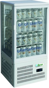 Kyld vitrin Skåp, 4, Sided Ventilerad G, TCBD68 (FORCAR REFRIGERATION) 428x386mm