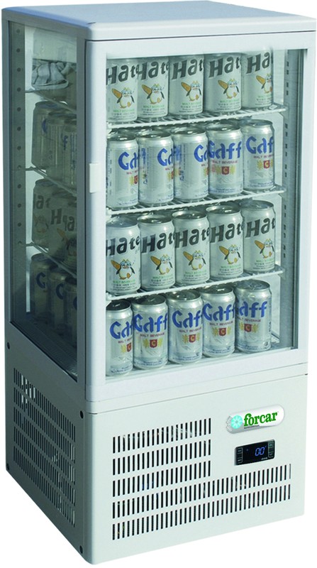 Kyld vitrin Skåp, 4, Sided Ventilerad G, TCBD68 (FORCAR REFRIGERATION) 428x386mm