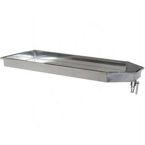 Avrinningsbord 1600x800 rostfritt stål