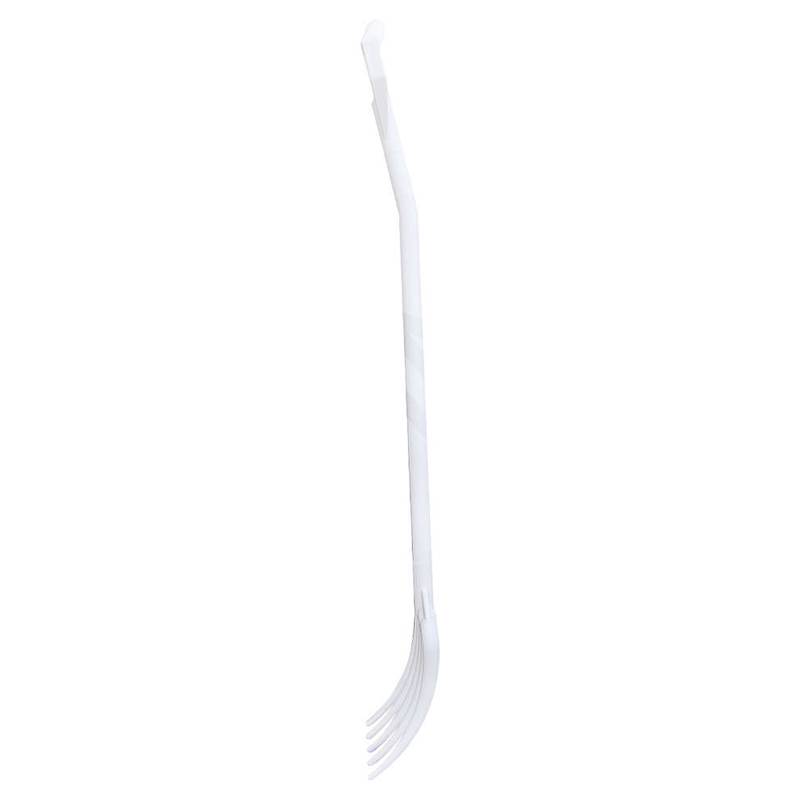 Valkoinen haarukka 127 cm – elintarvikkeille