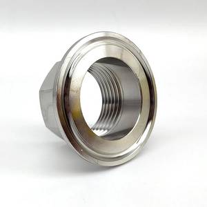 Connection 1.5" TC x 1" female thread BSP stainless steel