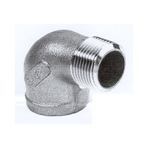 Pipe elbow 1/2" 90° AISI 316 male/female stainless steel
