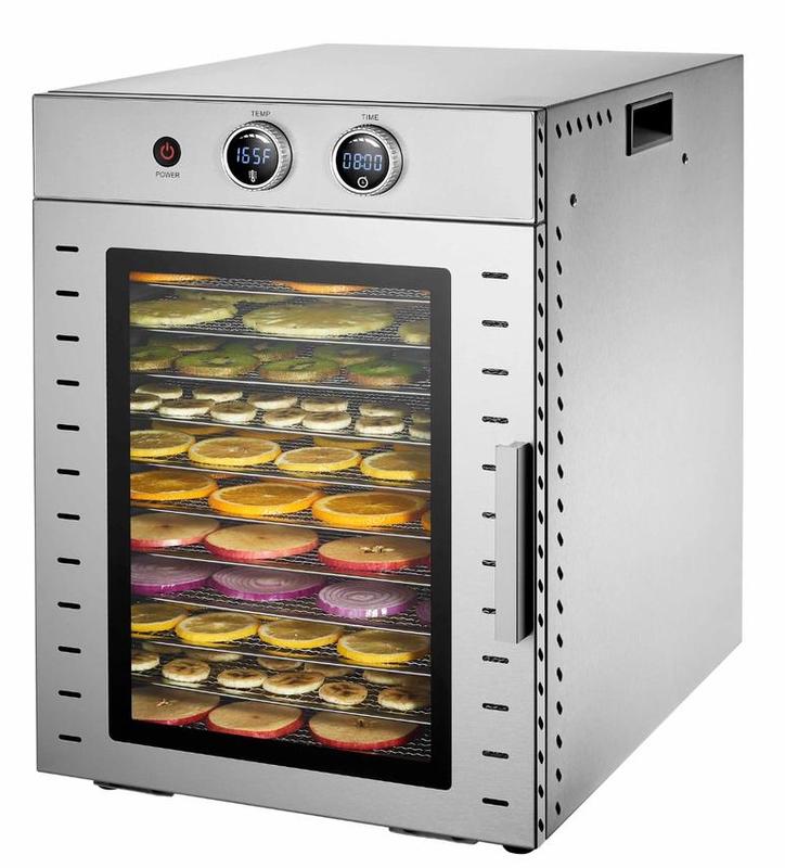 Maisto džiovyklė ProChef DBC-12C 12 lygių 1,21m² 10kg su laikmačiu