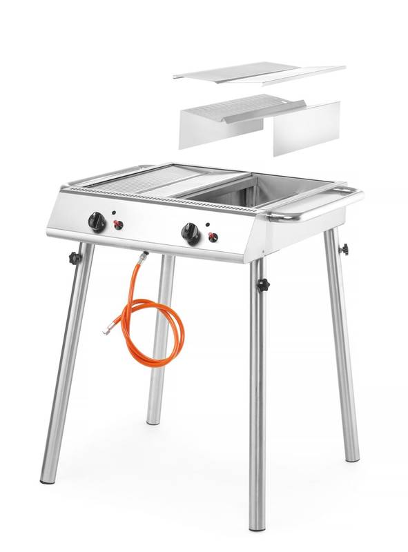 Gasgrill Xantos HENDI 9,5kW 770x710x(H)870mm