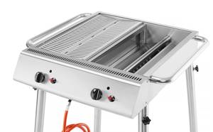 Gasgrill Xantos HENDI 9,5kW 770x710x(H)870mm