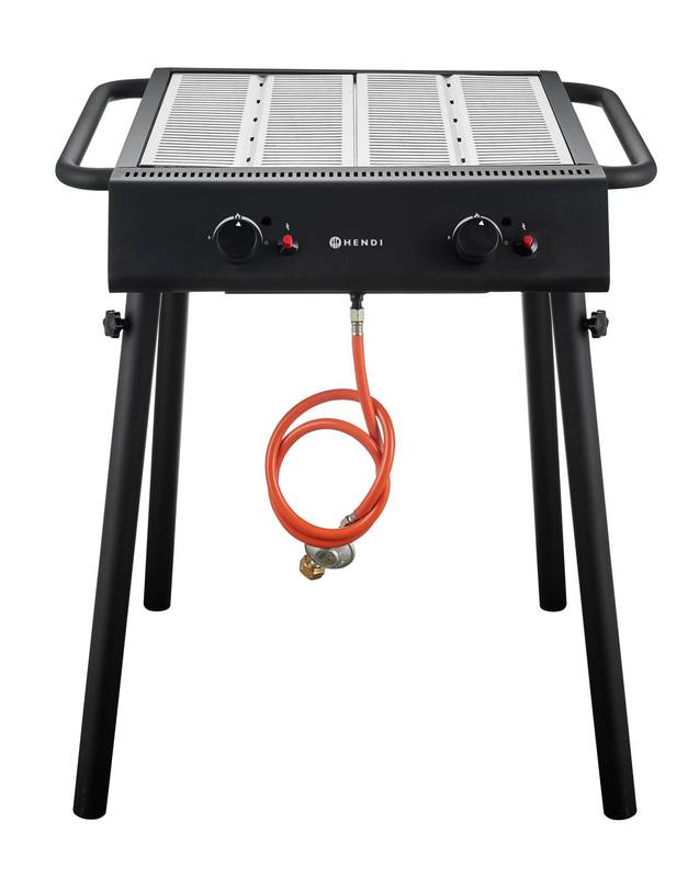 Gas grill Xantos Black HENDI 9.5kW 770x710x(H)870mm