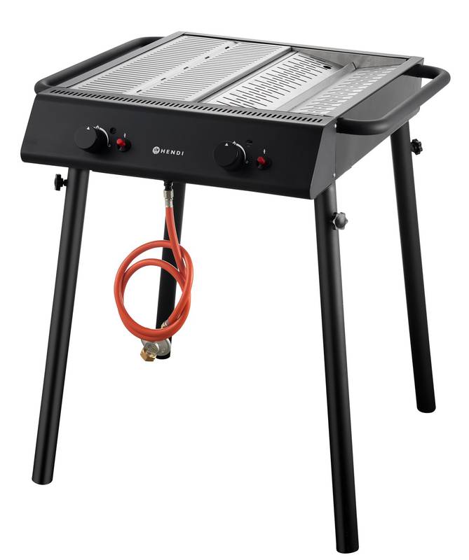 Gas grill Xantos Black HENDI 9.5kW 770x710x(H)870mm