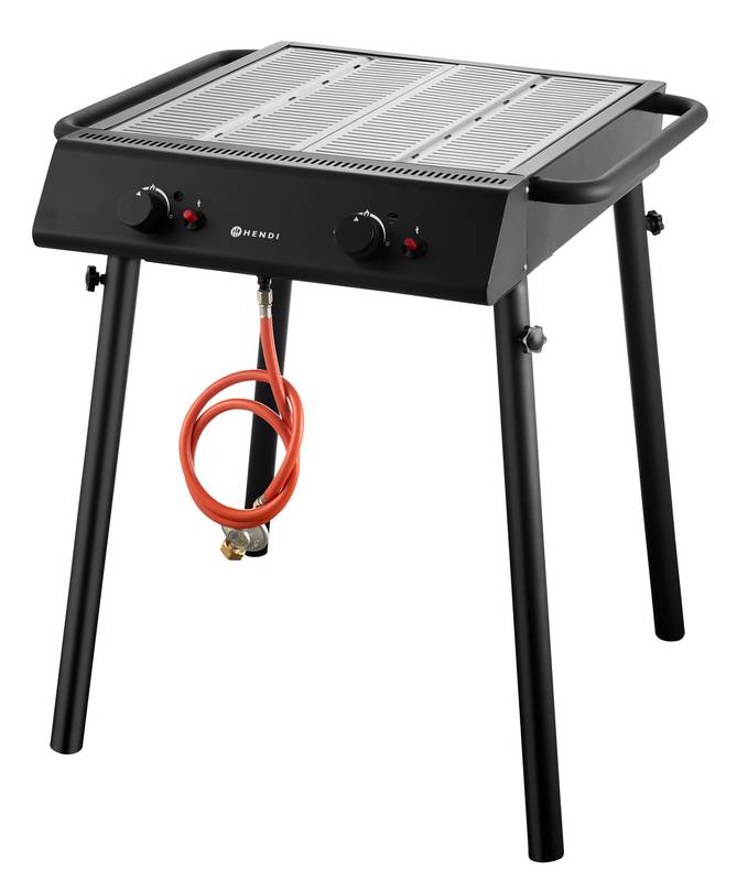 Gas grill Xantos Black HENDI 9.5kW 770x710x(H)870mm