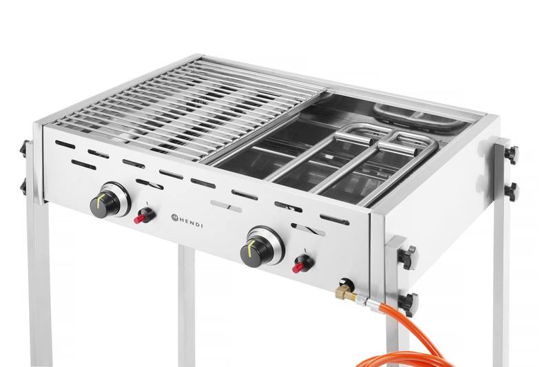 Dujinis grilis Roast-Master Pro HENDI 11,6kW 790x560x(A)900mm