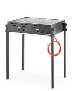 Dujinis grilis Roast-Master Pro Black HENDI 11,6kW 790x560x(A)900mm
