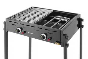 Dujinis grilis Roast-Master Pro Black HENDI 11,6kW 790x560x(A)900mm