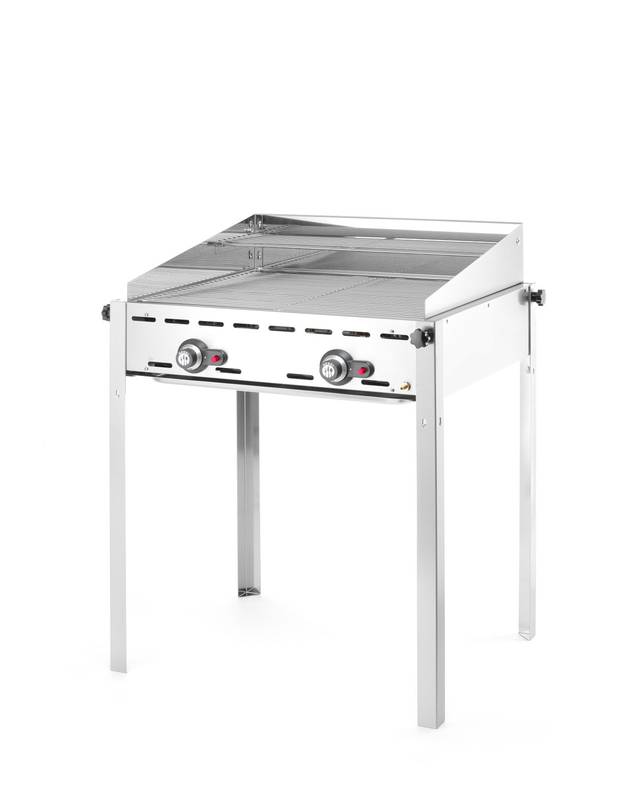 Dujinis grilis Green Fire 2-degiklių HENDI Profi Line 2× GN 1/1 grotelės 11,6kW 740×612×825mm