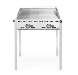 Dujinis grilis Green Fire 2-degiklių HENDI Profi Line 2× GN 1/1 grotelės 11,6kW 740×612×825mm