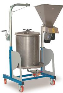 Combined system water press-mill Hydro-Mix 160L with crusher Muli MAX