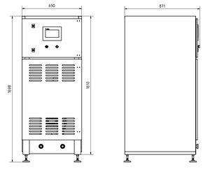 Pasterizators MPAG 700L/h Maurer eļļa/gāze