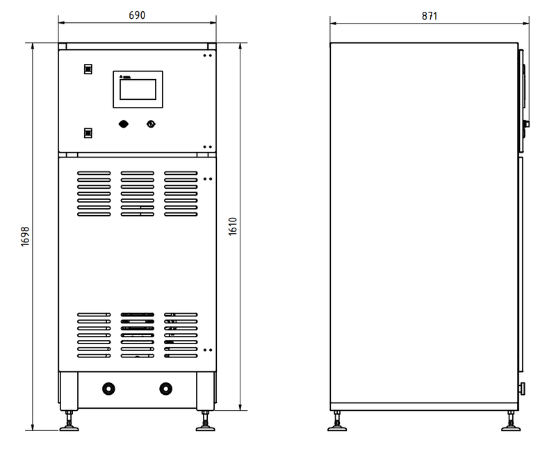 Pasterizators MPAG 700L/h Maurer eļļa/gāze