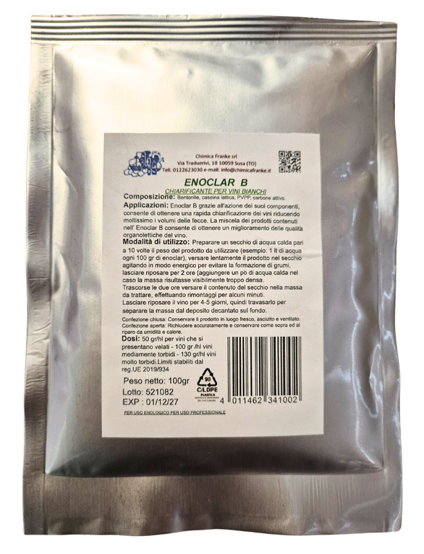 Clarifier Enoclar B complex 100g (white red wines)